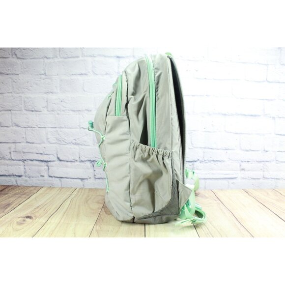 LL Bean Big Kids Comfort Carry Laptop Pack 30L School Trail Backpack Green Gray main image 9